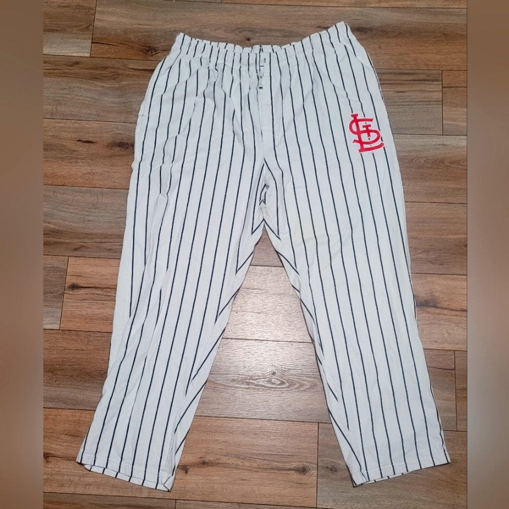 Concepts Sport  St. Louis Cardinals Striped Pajama Pants Sleepwear (2XL)